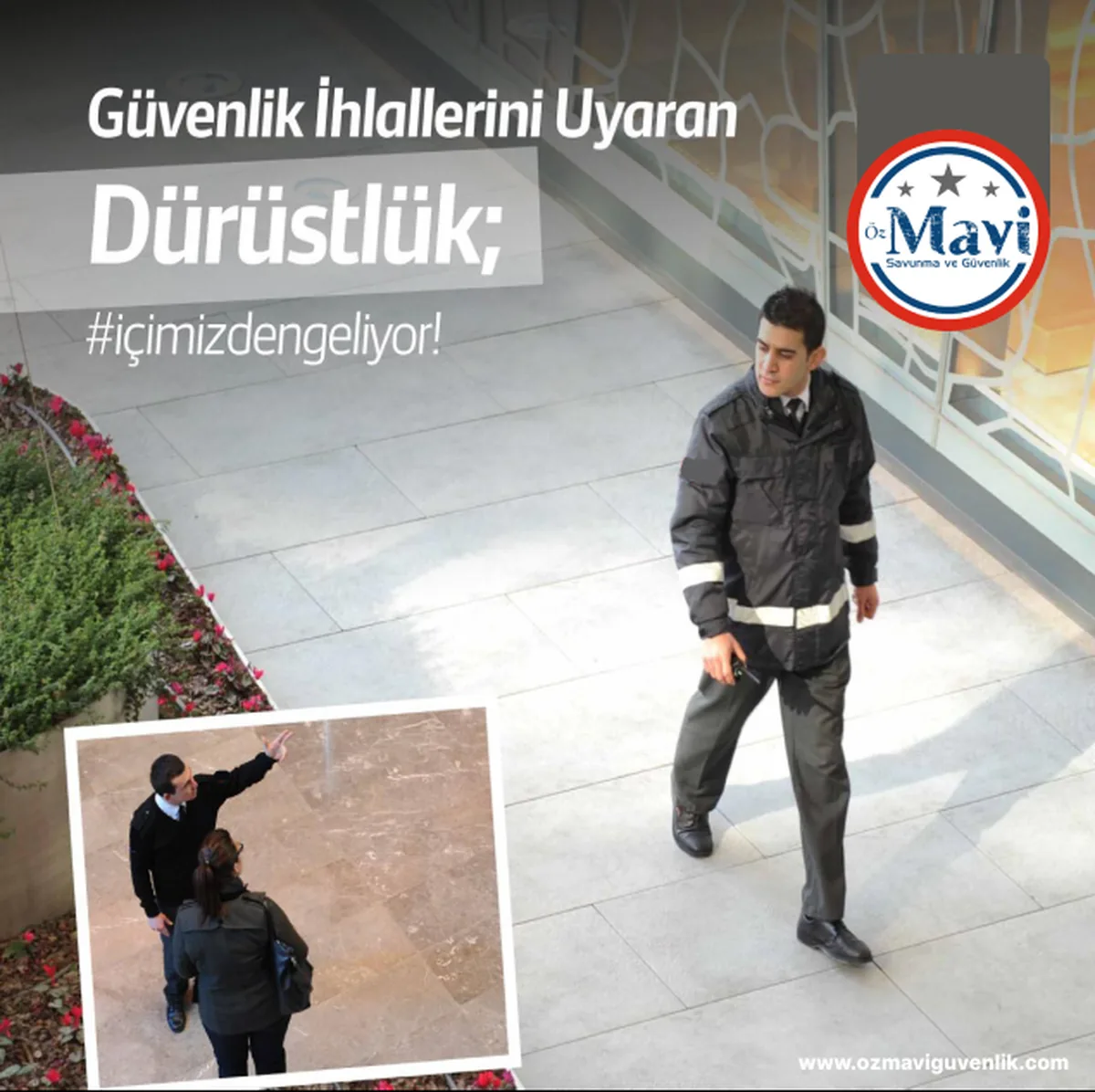 Öz Mavi kampanya görseli: dürüstlük, içimizden geliyor